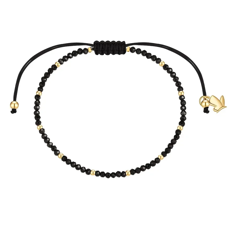 Glanzstücke München Armband aus Edelstahl in Gelbgold mit Spinell Armbänder & Armreife 1 ct Damen