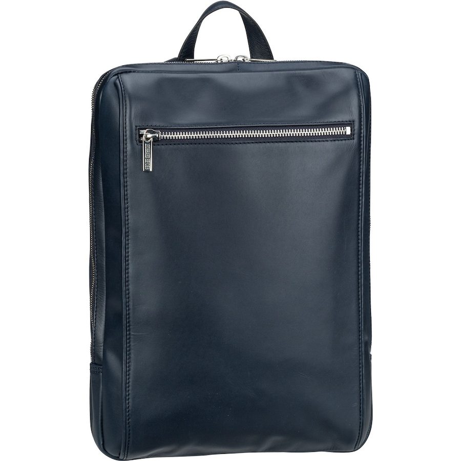Leonhard Heyden Montreal Business-Rucksack Leder 44 cm Laptopfach Reisetaschen 1 ct Schwarz