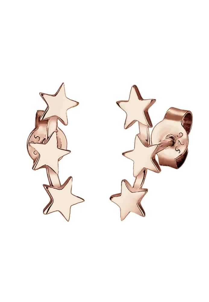 Elli Sterne Astro Trend Star Sternenbild 925 Silber Ohrringe 1 ct Damen