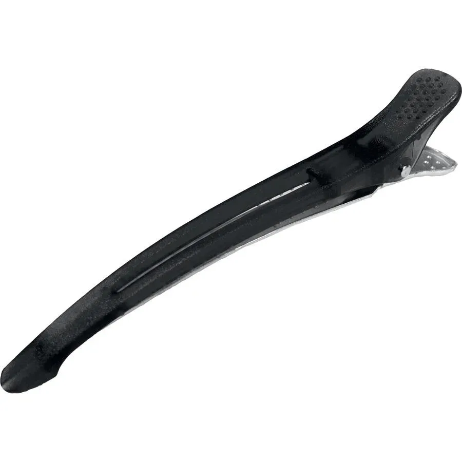 Efalock Techno Clip Schwarz, Pro Packung 6 Stück