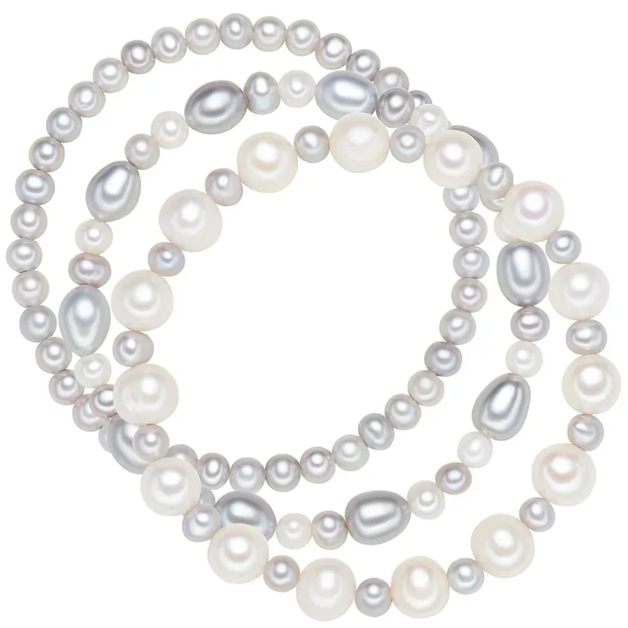 Valero Pearls Perlen-Armband aus in mit Süßwasser-Zuchtperle Armbänder & Armreife 1 ct Damen