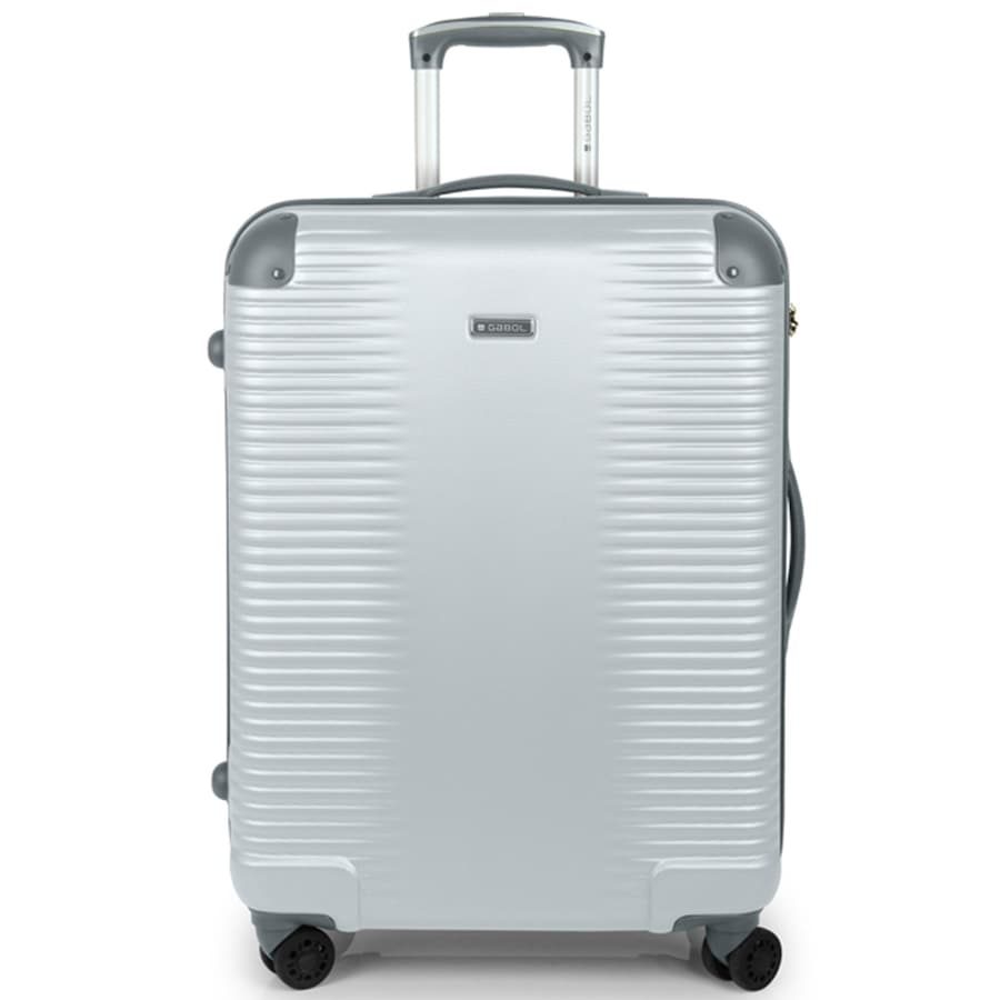 Gabol Balance XP 4 Rollen Trolley M 66 cm mit Dehnfalte Koffer & Trolleys 1 ct Silber Herren