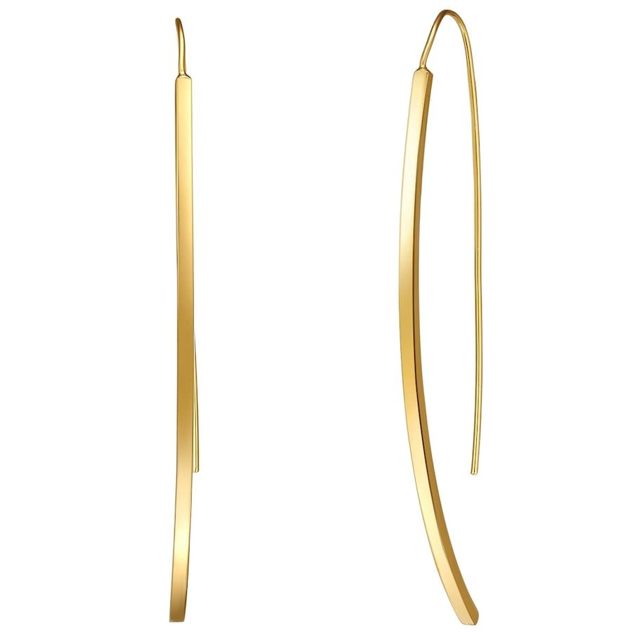 Lulu & Jane Ohrhänger Metall-Legierung in Gelbgold Ohrringe 1 ct Damen