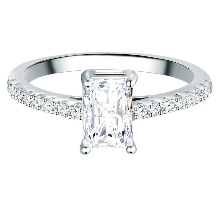 Trilani Ring aus Sterling Silber in silber mit Zirkonia Ringe 1 ct Damen
