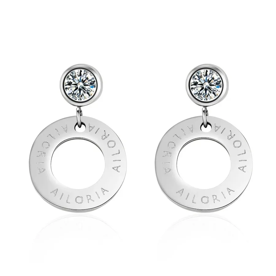 AILORIA - AGATHE Ohrringe, 2cm, Silber