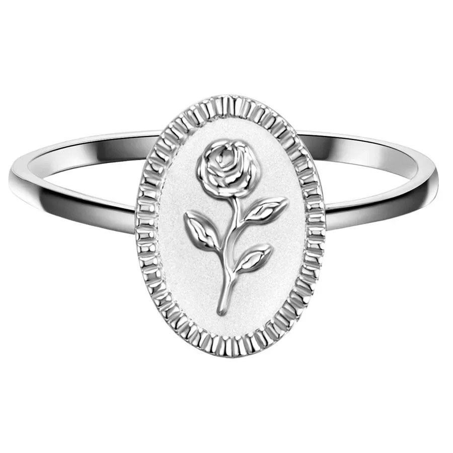 Glanzstücke München Ring Blume aus Sterling Silber in silber Ringe 1 ct Damen