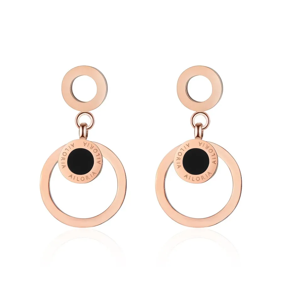 AILORIA - AXELLE Ohrringe, 2.5CM, Roségold
