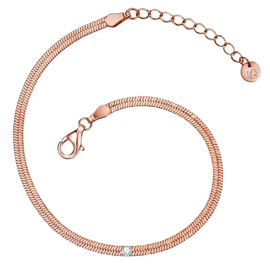 Glanzstücke München - Armband, 17cm, Goldrosa