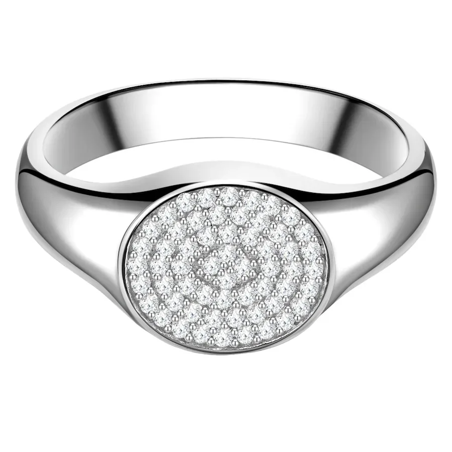 Glanzstücke München Ring Sterling Silber Zirkonia in Silber Ringe 1 ct Damen