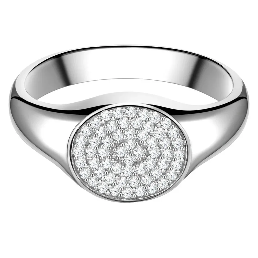 Glanzstücke München Ring Sterling Silber Zirkonia in Silber Ringe 1 ct Damen
