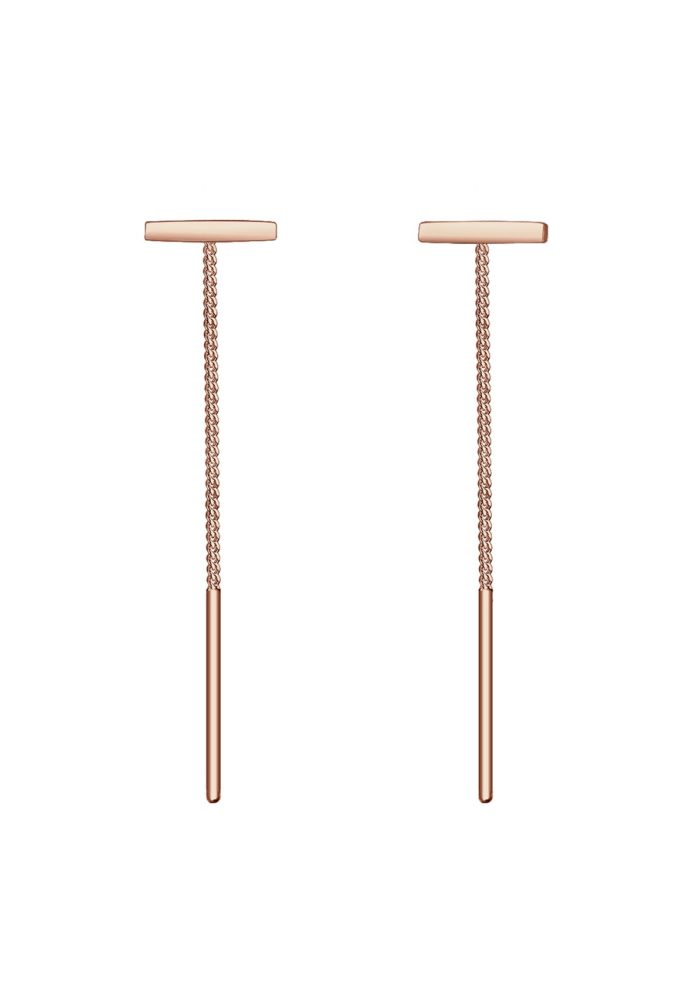 Elli - Ohrringe Basic, One Size, Goldrosa