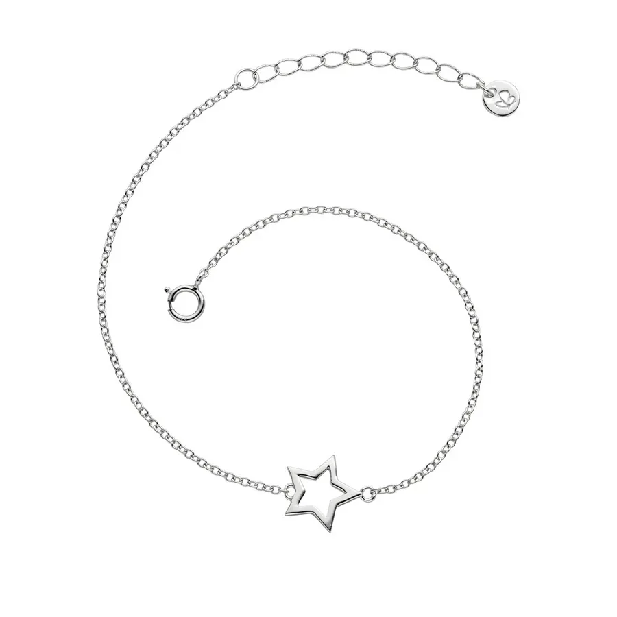 Glanzstücke München - Armband Stern, 17cm, Silber