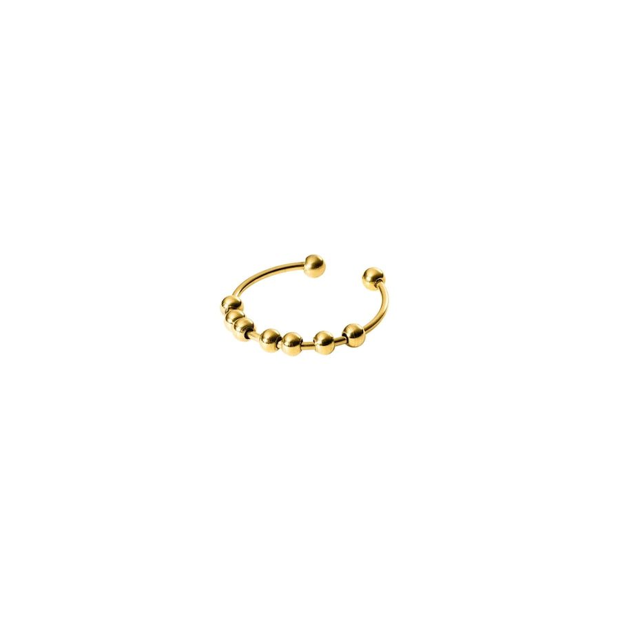 Purelei Shade Anxiety Ring 100% Edelstahl Ringe 1 ct Hellbraun Damen