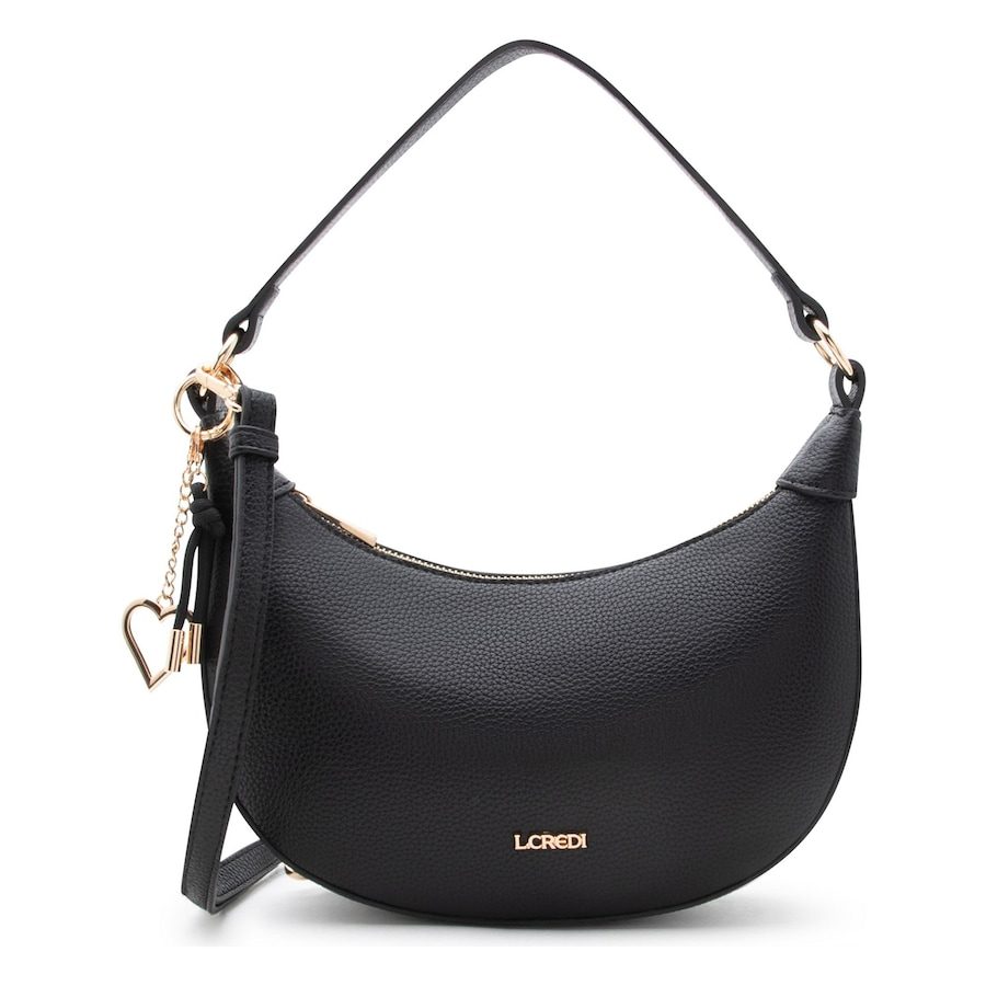 L.CREDI Ragna Schultertasche Handtaschen 1 ct Schwarz Damen