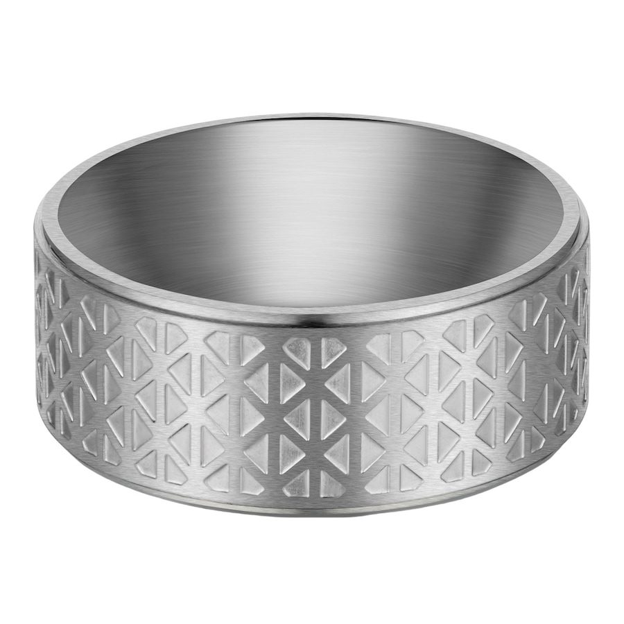 True Rebels Ring aus Edelstahl in Gunmetal Ringe 1 ct Herren