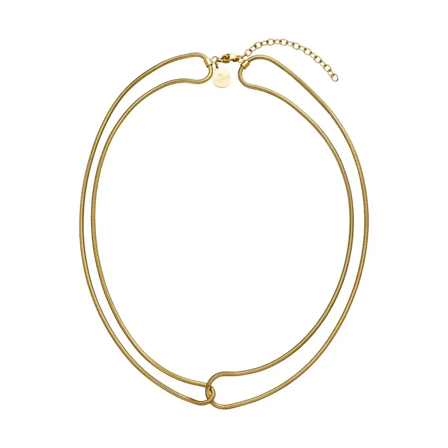Purelei Kindness Kette 100% Edelstahl Ketten 1 ct Hellbraun