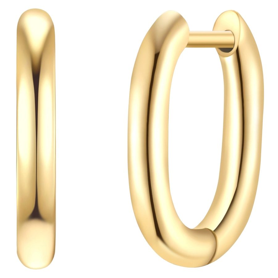 EASTSIDE Creolen aus Edelstahl in Gelbgold Ohrringe 1 ct Damen