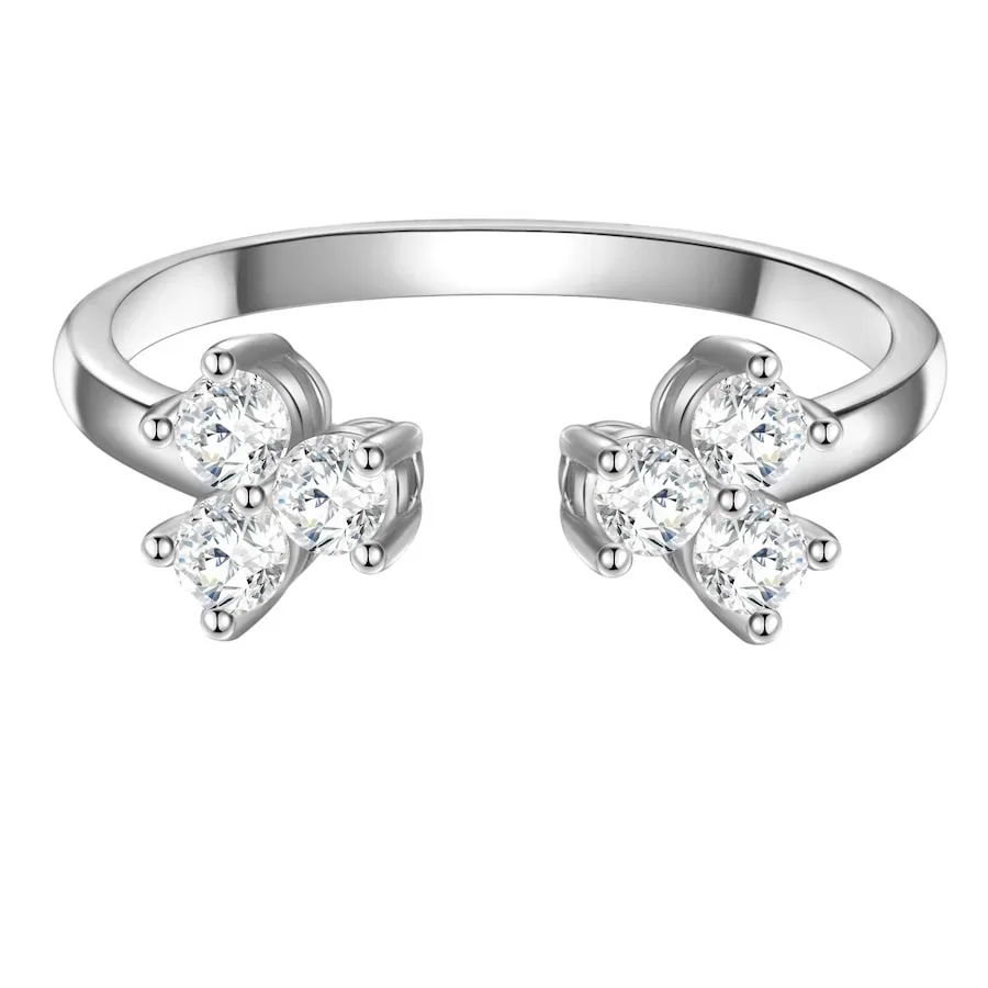 Glanzstücke München Ring aus Sterling Silber in silber mit Zirkonia Ringe 1 ct Damen