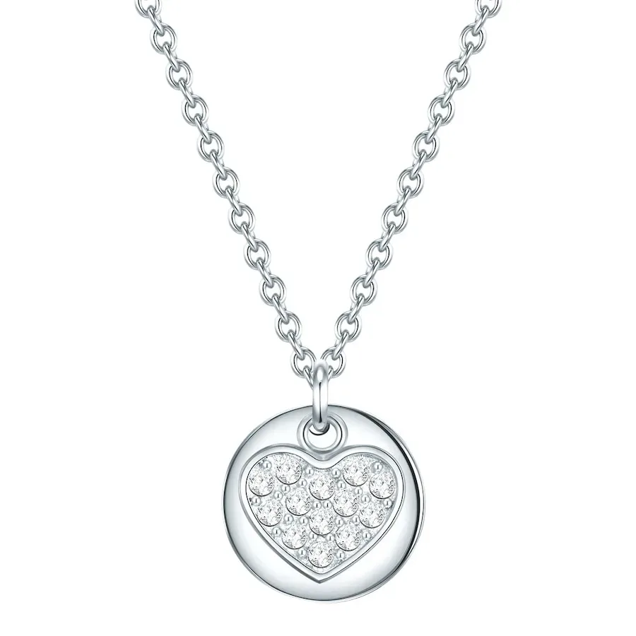 EASTSIDE Halskette Herz Edelstahl Preciosa in Gelbgold Ketten 1 ct Damen