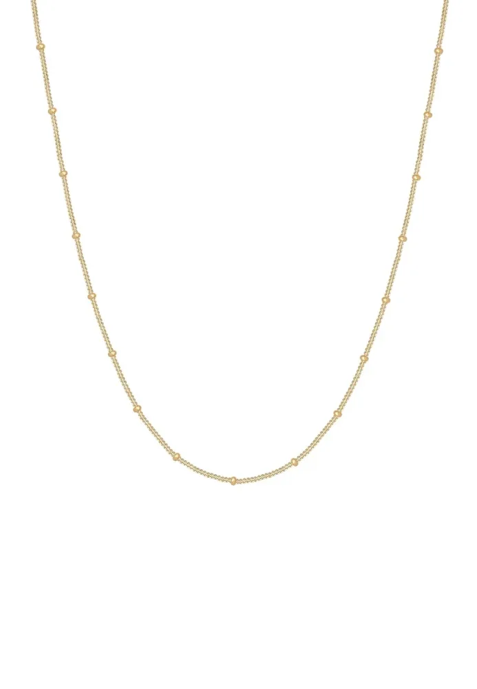 Elli - Halskette Basic Kugeln, 45cm, Gold