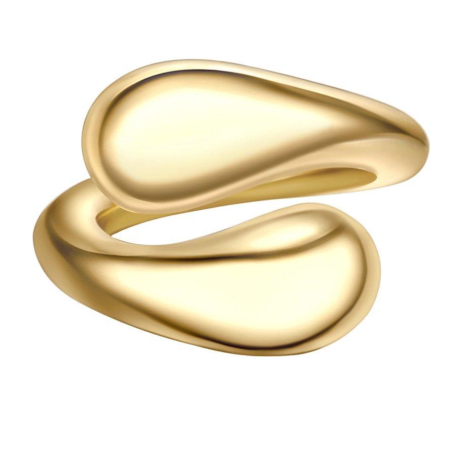 Yokoamii Ring aus Metall-Legierung in gelbgold Ringe 1 ct Damen