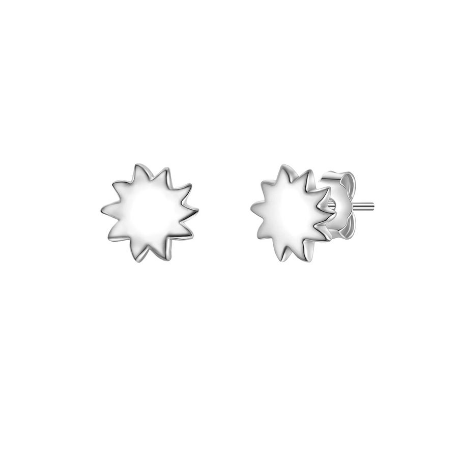 Glanzstücke München Ohrstecker Sonne aus Sterling Silber in silber Ohrringe 1 ct Damen