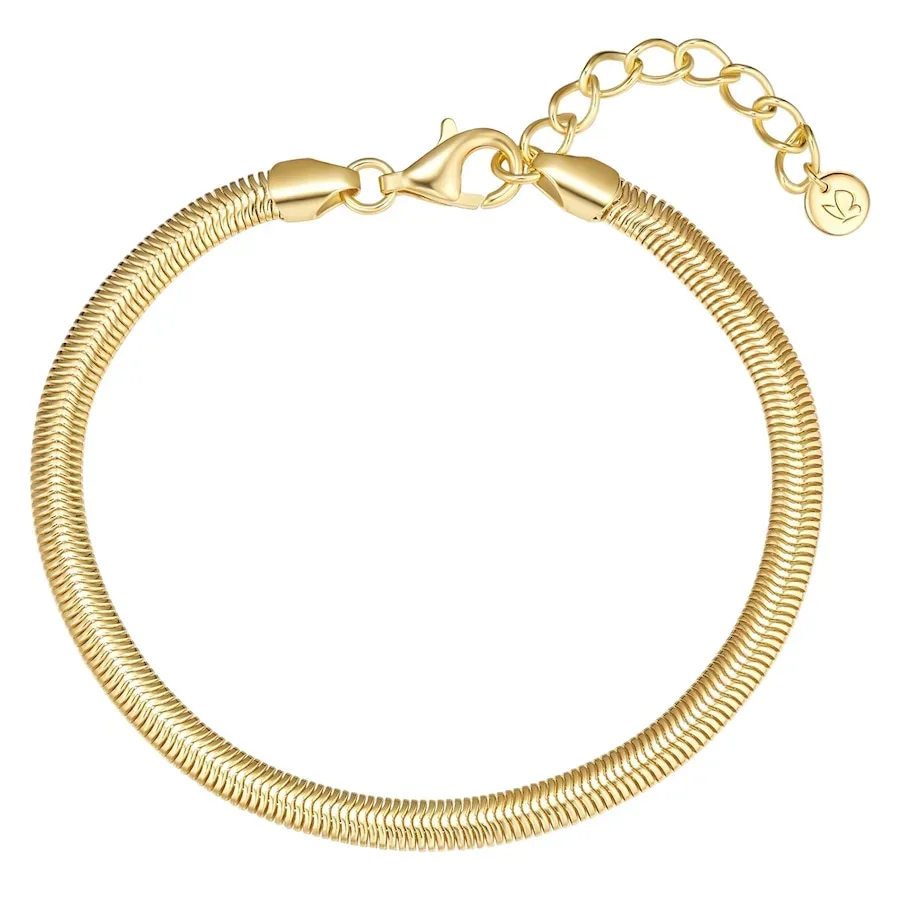 Glanzstücke München Armband aus Sterling Silber in gelbgold Armbänder & Armreife 1 ct Damen