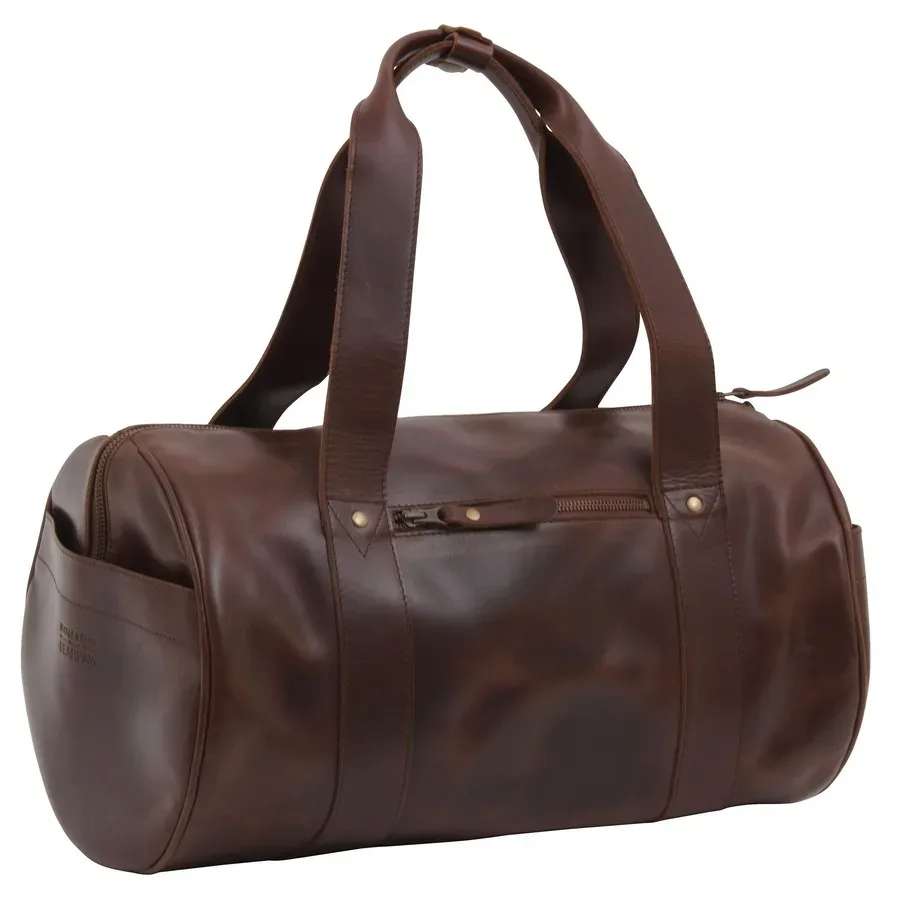 Buckle & Seam Franz Weekender Reisetasche Leder 23 cm Reisetaschen 1 ct Braun Herren