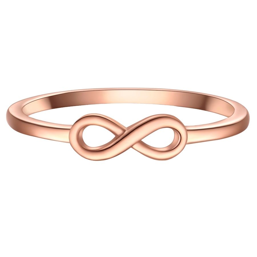 Glanzstücke München Ring Infinity aus Sterling Silber in roségold Ringe 1 ct Damen