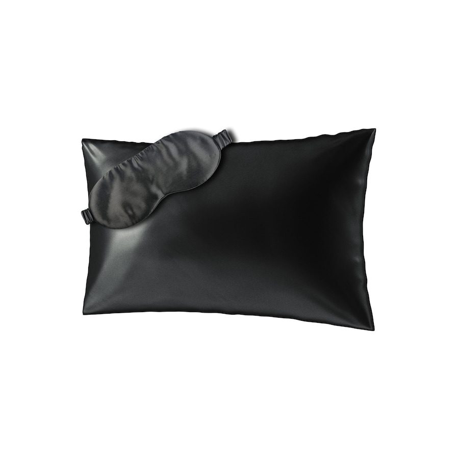 AILORIA - BEAUTY SLEEP SET (40x60), Beauty Sleep Set Kissenbezug und Schlafmaske 40x60, 40 x 60 cm, Schwarz