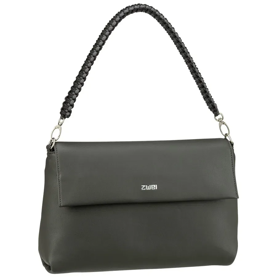 ZWEI Yuna Schultertasche Handtasche 1 ct Grau Damen