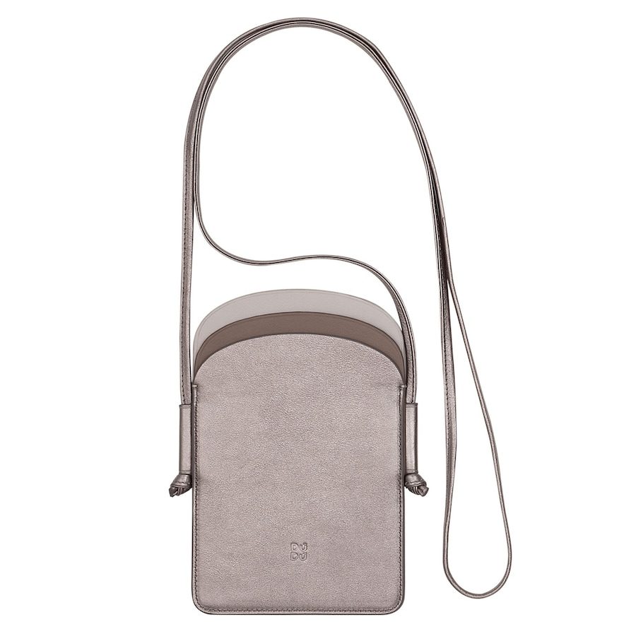 DuDu Colorful Minorca Handytasche Leder 12 cm Portemonnaies 1 ct Silber Damen