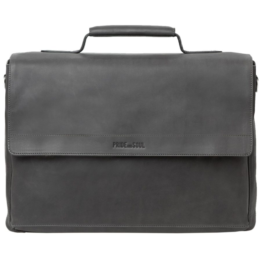 Pride and Soul Percent Aktentasche 39 cm Laptopfach Laptoptaschen 1 ct Grau