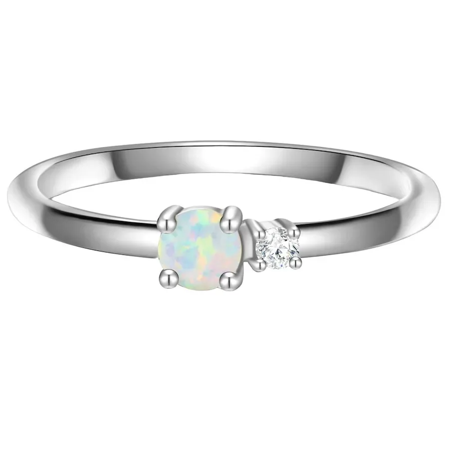 Glanzstücke München Ring Sterling Silber Zirkonia in Silber Ringe 1 ct Damen