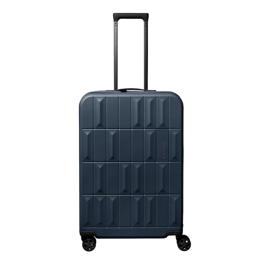 Travelite Panello 4 Rollen Trolley M 65 cm mit Dehnfalte Reisetaschen 1 ct Schwarz Herren