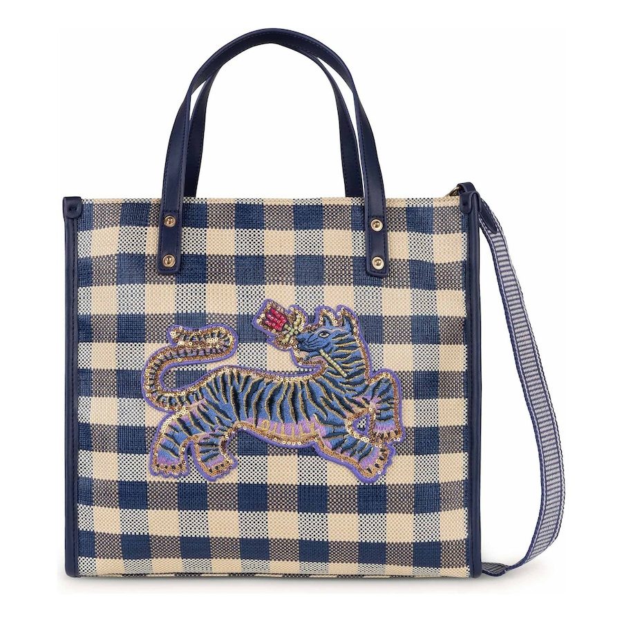 Oilily Check Shopper Handtaschen 1 ct Violett Damen
