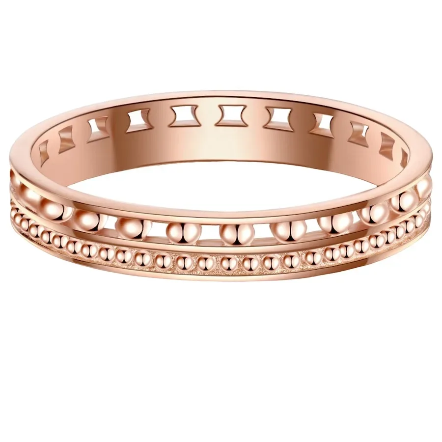 Glanzstücke München Ring Sterling Silber in Roségold Ringe 1 ct Damen