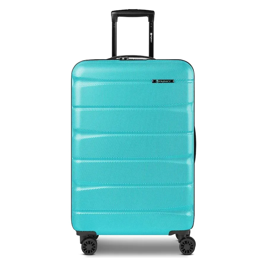 Franky Munich 4.0 4 Rollen Trolley M 66 cm mit Dehnfalte Reisetaschen 1 ct Petrol Herren