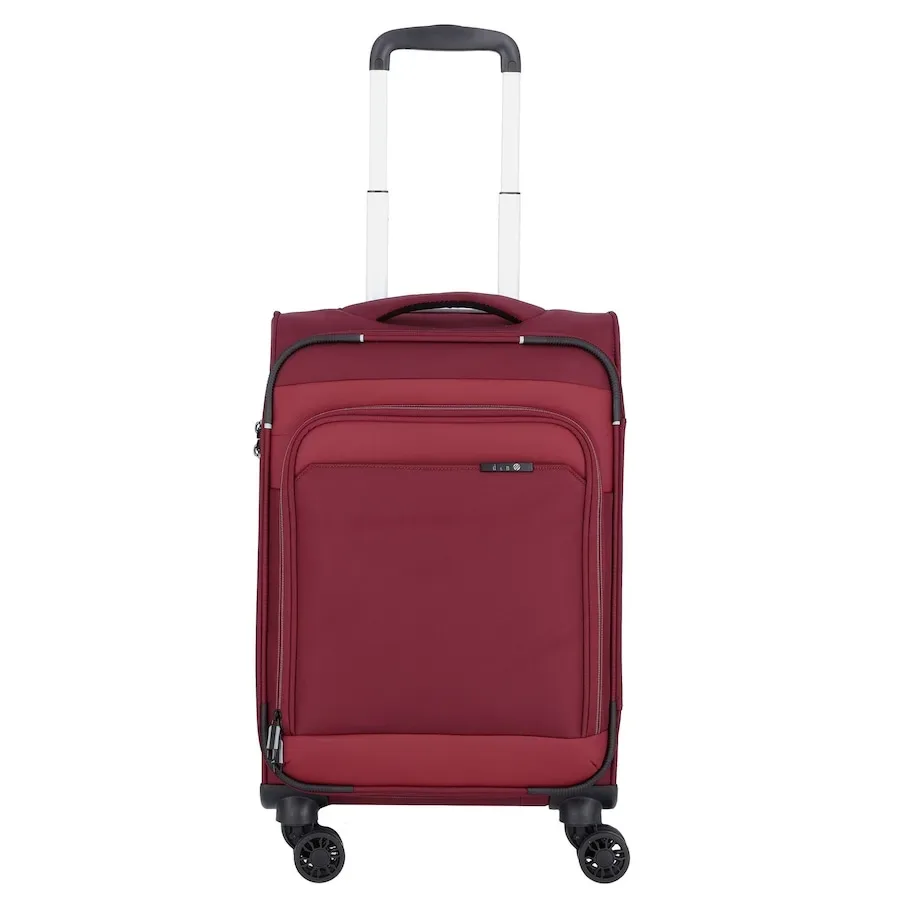 d & n Travel Line 9504 4 Rollen Kabinentrolley S 55 cm Reisetaschen 1 ct Rot Herren