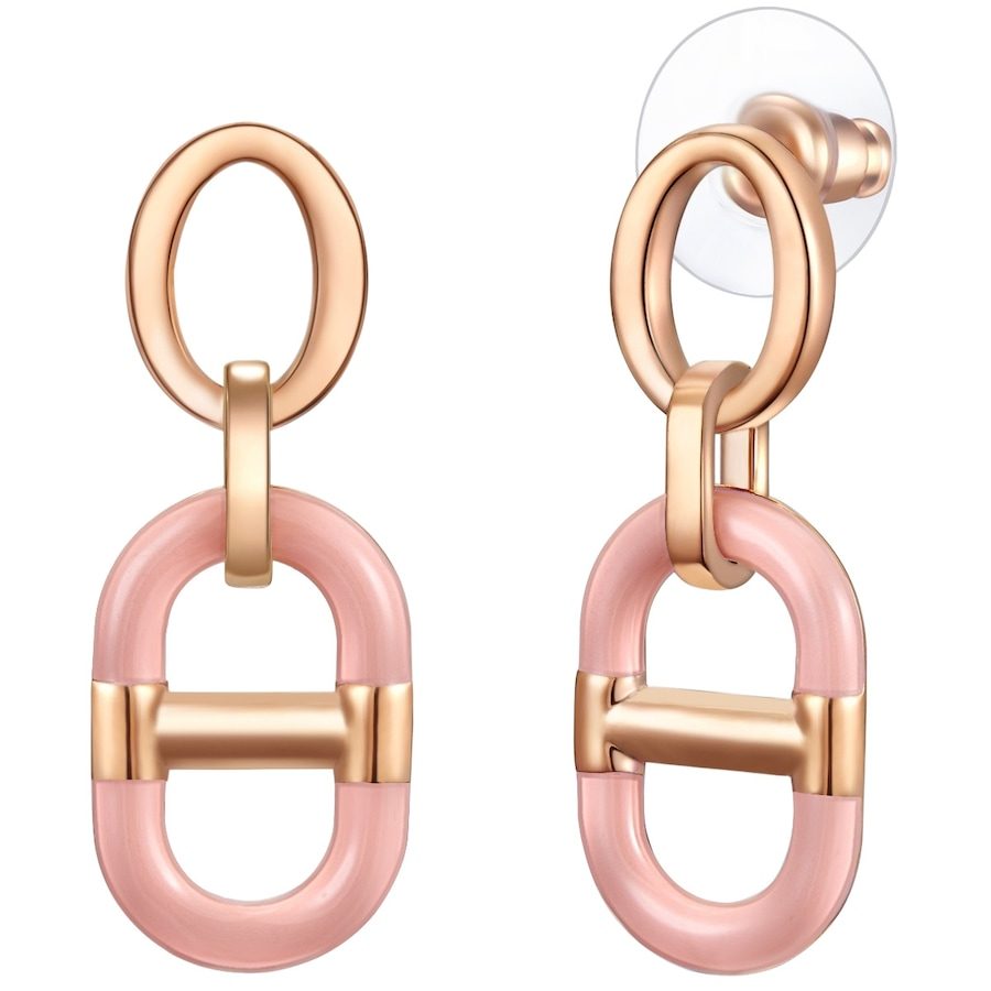 Lulu & Jane Ohrhänger aus Metall in Roségold Ohrringe 1 ct Damen