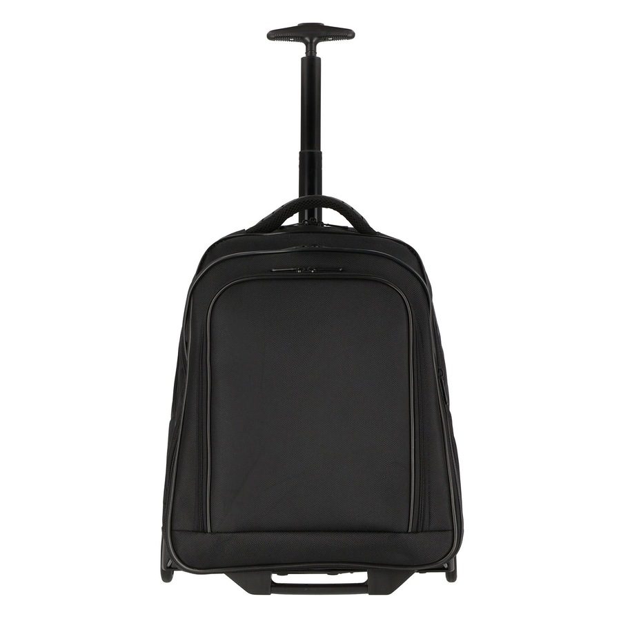 Dermata 2 Rollen Rucksacktrolley 47.5 cm Laptopfach Koffer & Trolleys 1 ct Schwarz Herren