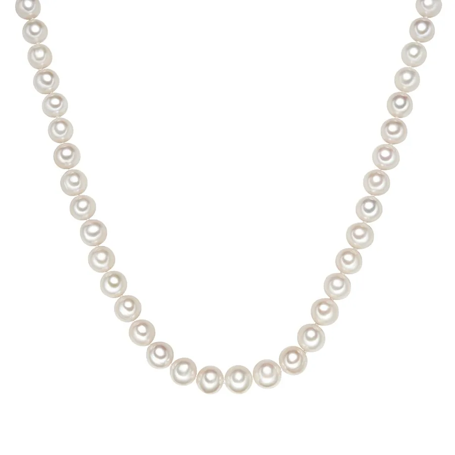 Valero Pearls - Perlenkette, 52 CM, Weiss