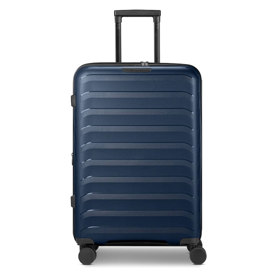 d & n Toronto 4 Rollen Trolley M 65 cm mit Dehnfalte Koffer & Trolleys 1 ct Violett Herren