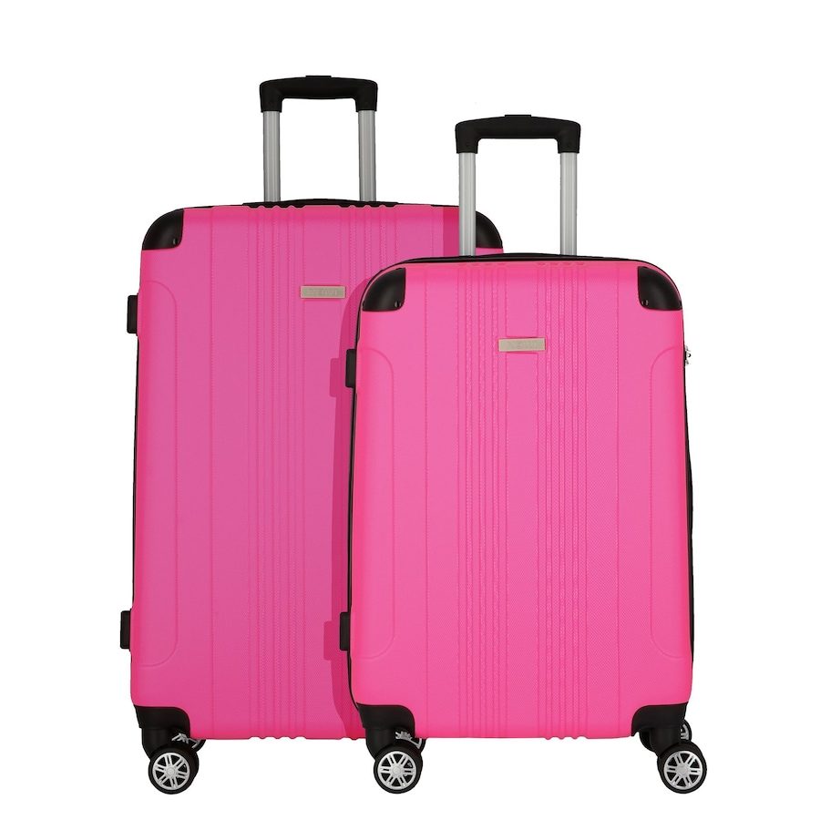 NOWI Lugano 4 Rollen Kofferset 2-teilig Reisetaschen 1 ct Pink Herren