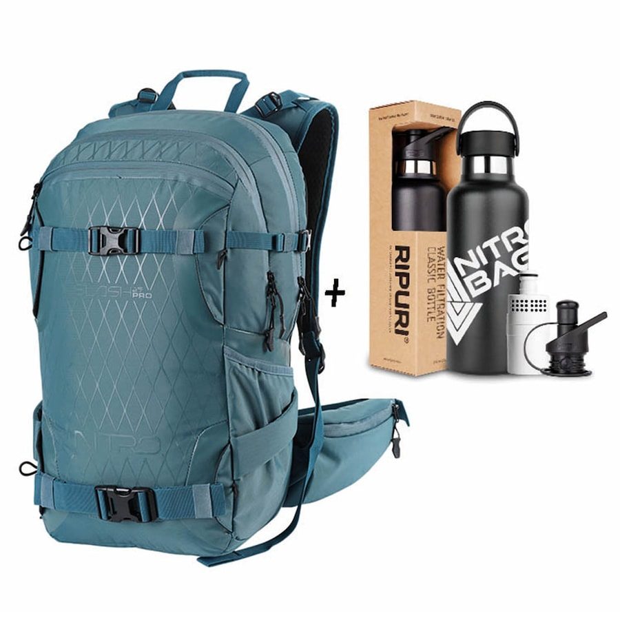 NITRO Slash Pro X Ripuri Set Wanderrucksack Reisetaschen 1 ct Violett Herren