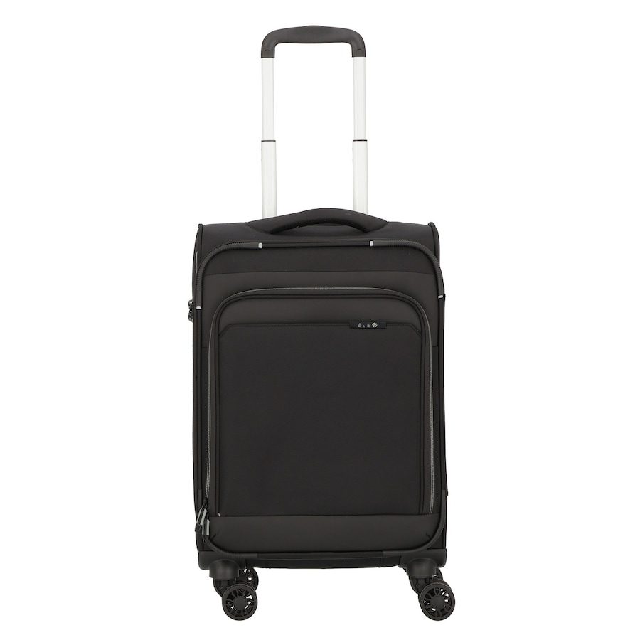 d & n Travel Line 9504 4 Rollen Kabinentrolley S 55 cm Reisetaschen 1 ct Schwarz Herren