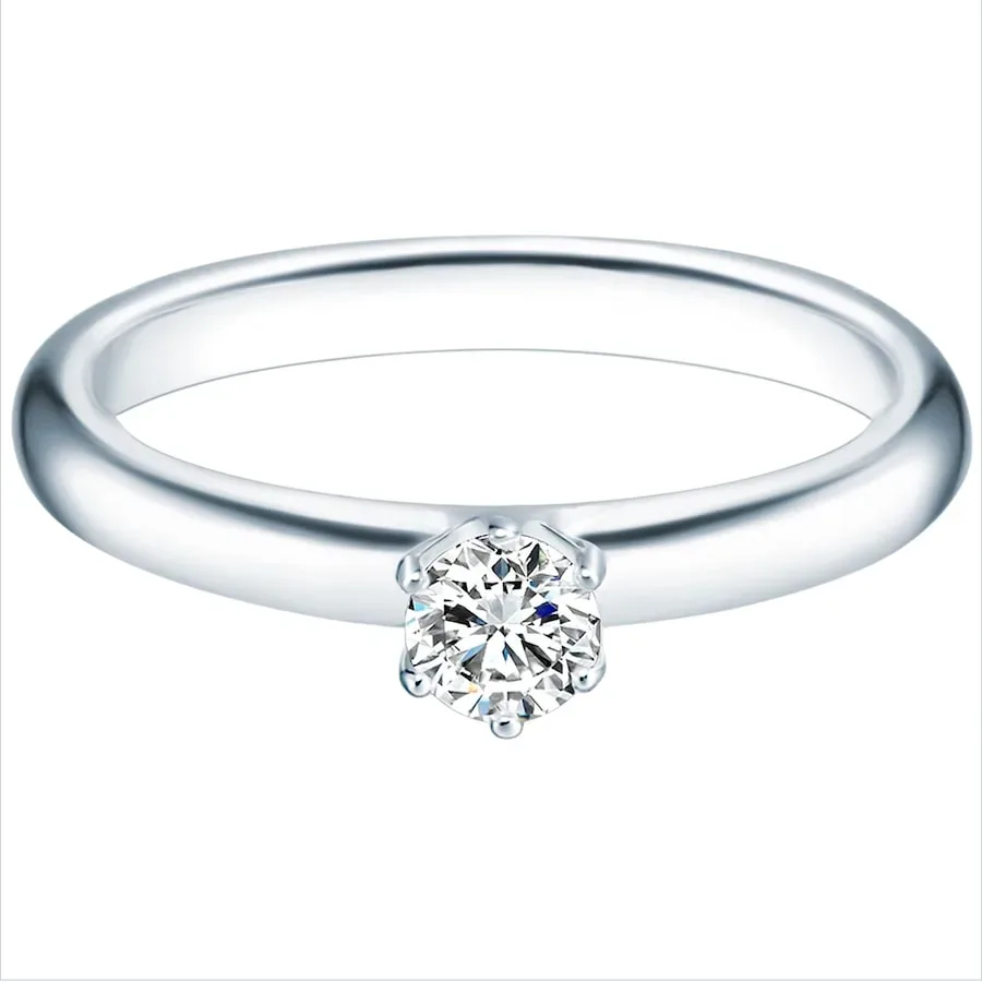 Trilani Ring Sterling Silber Zirkonia in Silber Ringe 1 ct Damen