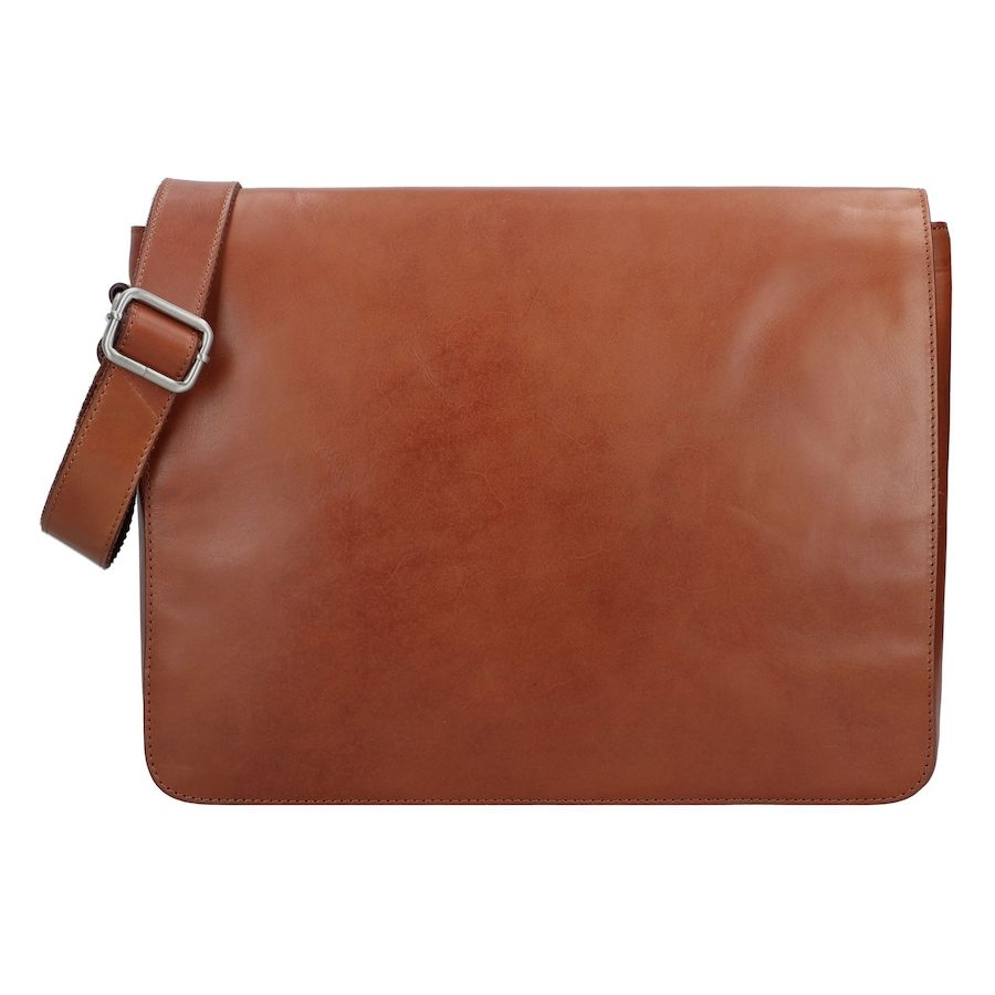 Leonhard Heyden Cambridge Messenger Leder 38 cm Laptopfach Laptoptaschen 1 ct Coral Herren