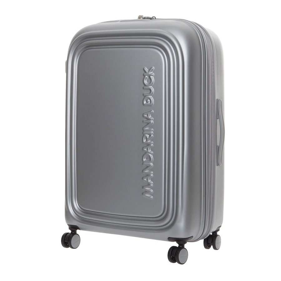 Mandarina Duck Logoduck + 4 Rollen Trolley L 75 cm Reisetaschen 1 ct Silber Herren