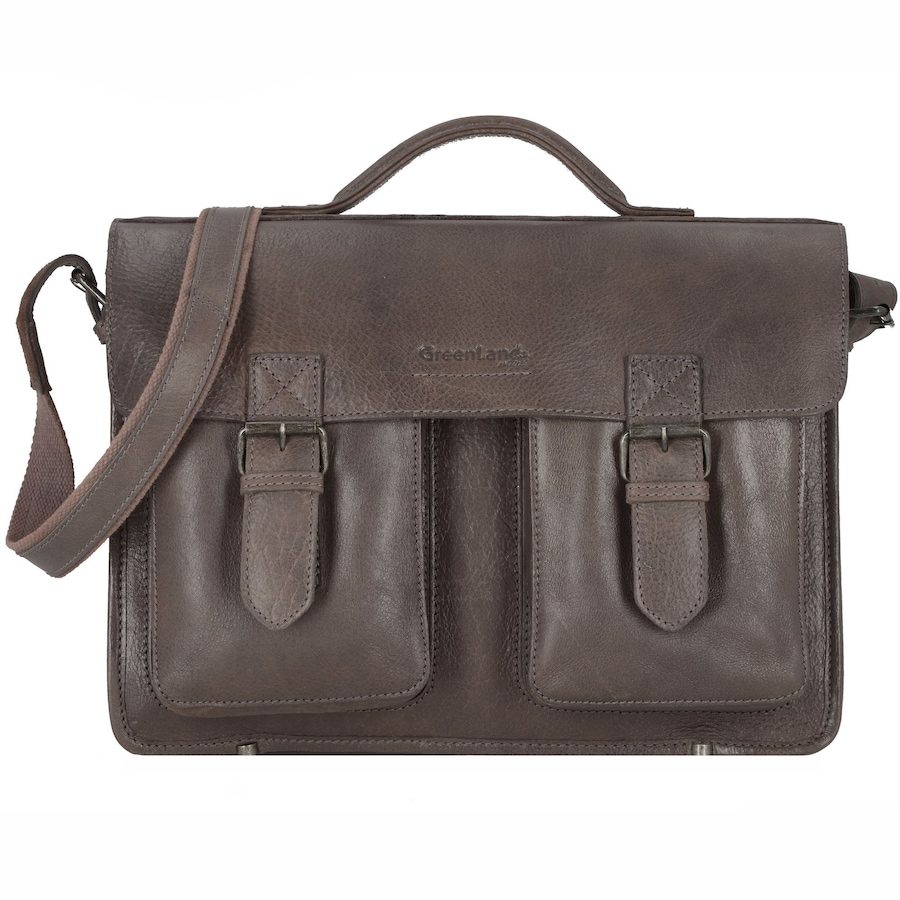 Greenland Nature Aktentasche Laptoptaschen 1 ct Grau Herren